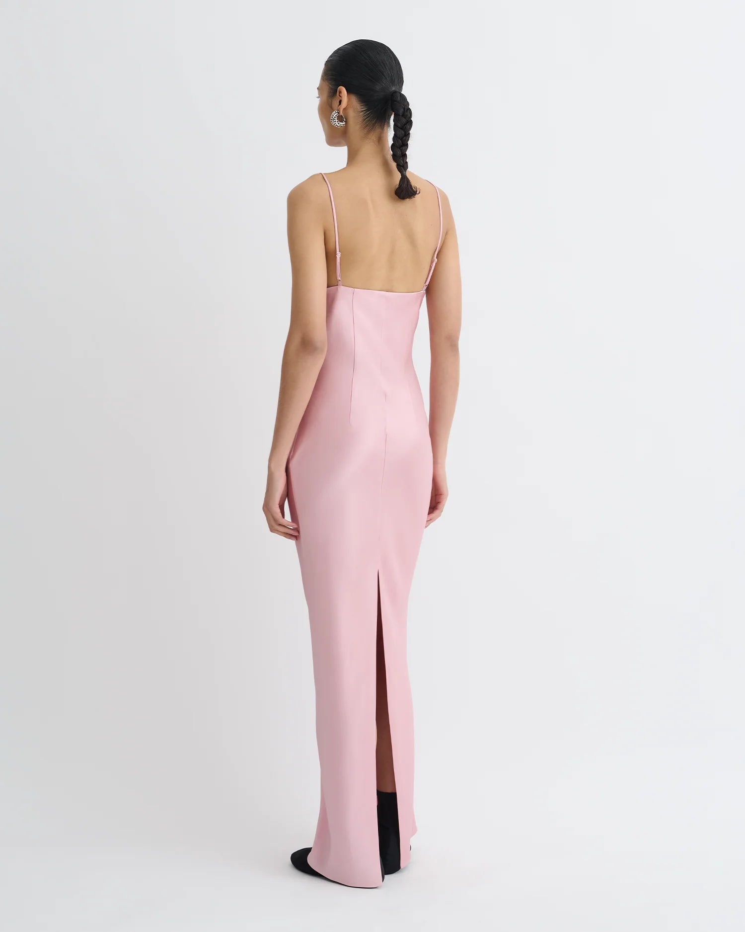 Coeus - Slip Satin Maxi Dress by NANUSHKA - THAT COOL LIVING