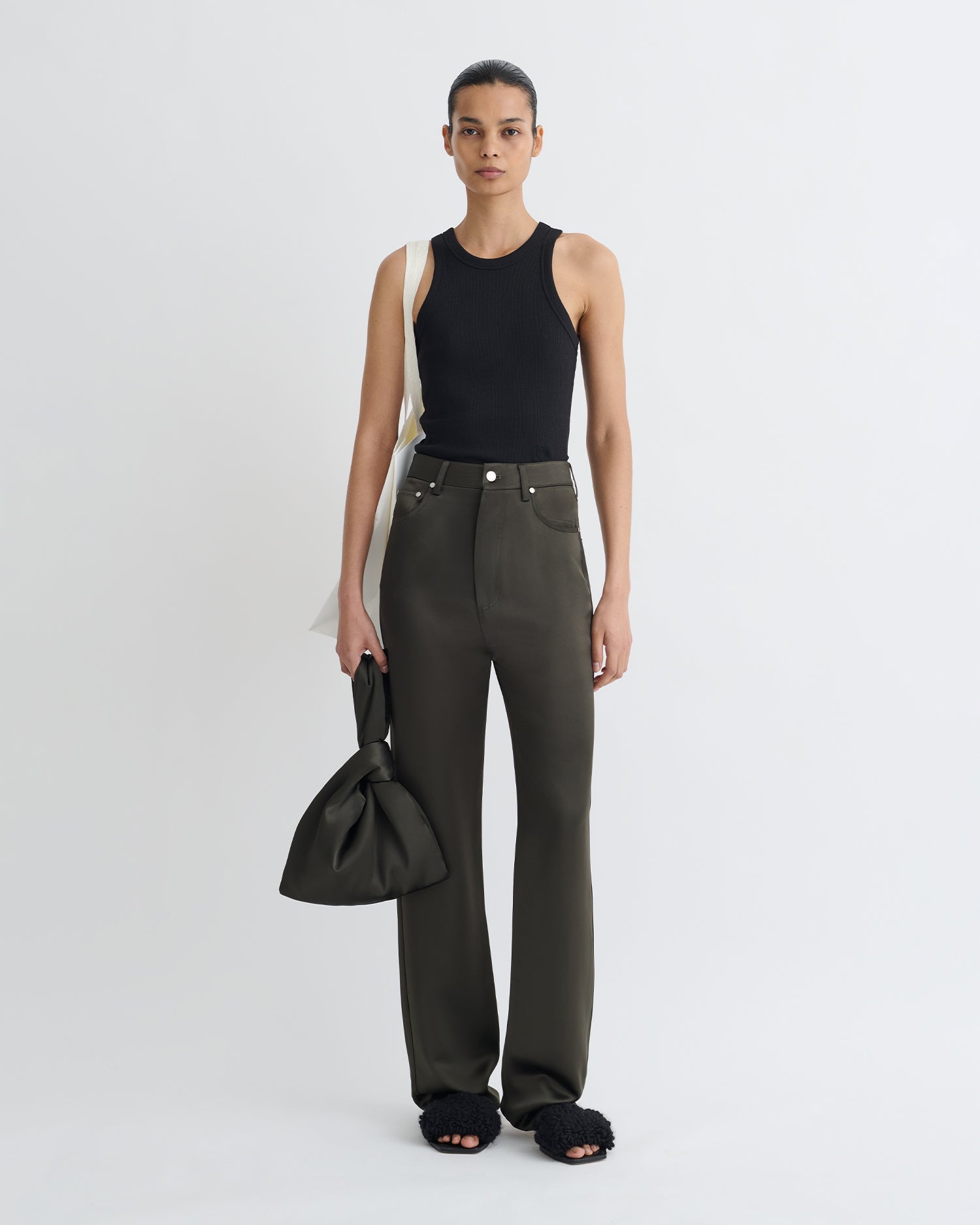 Tita - Slip Satin Pants