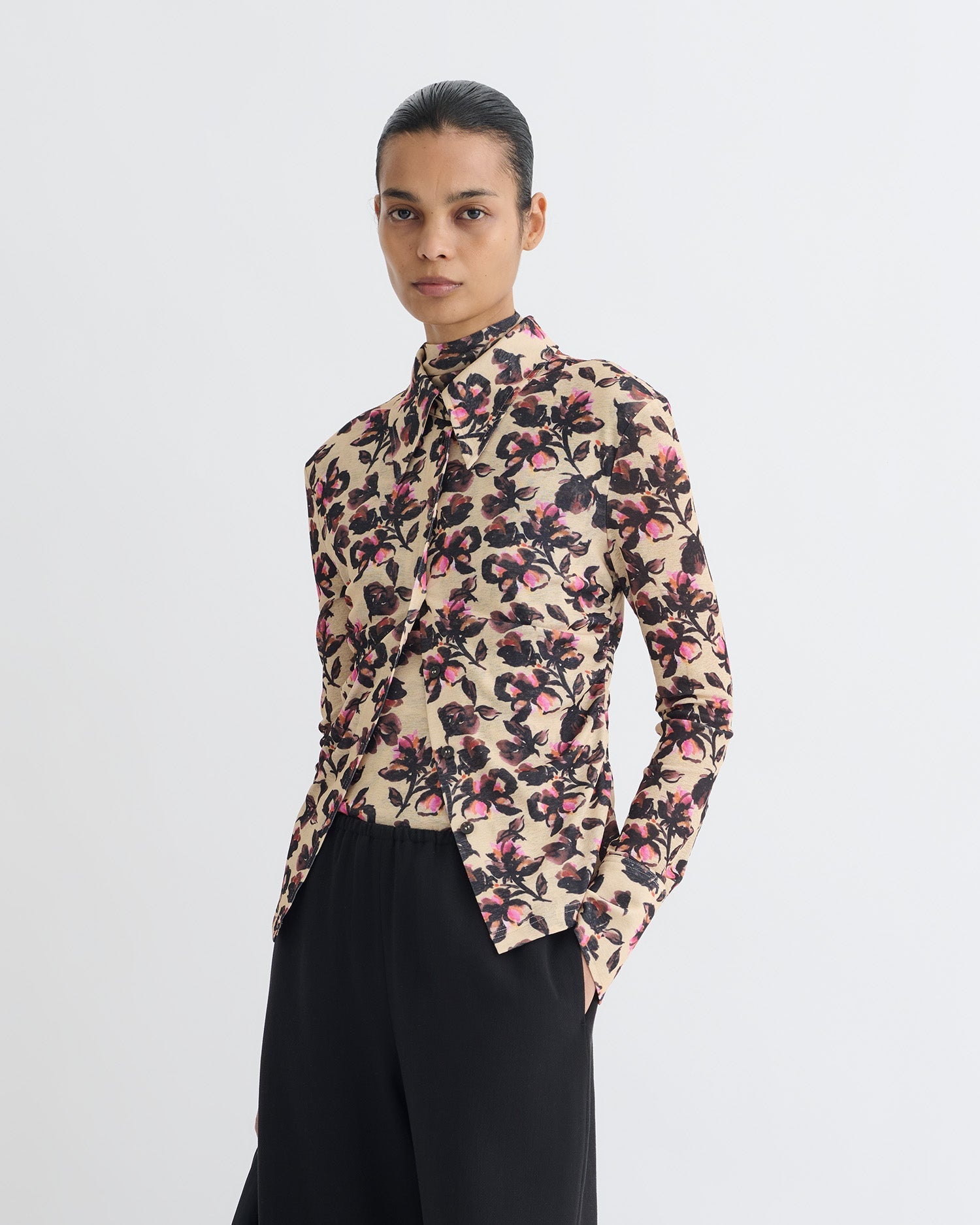 Idana - Mesh Jersey Shirt