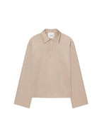 Mencia - Slip Satin Polo-Neck Top