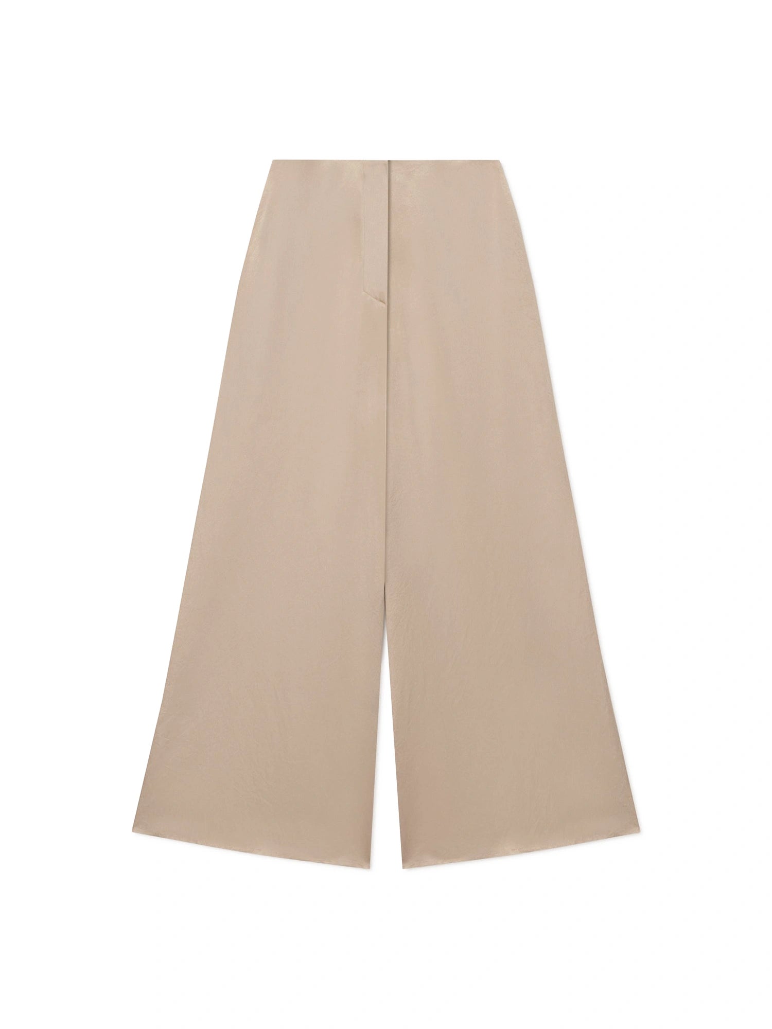 Zaniah - Slip Satin Wide-Leg Pants