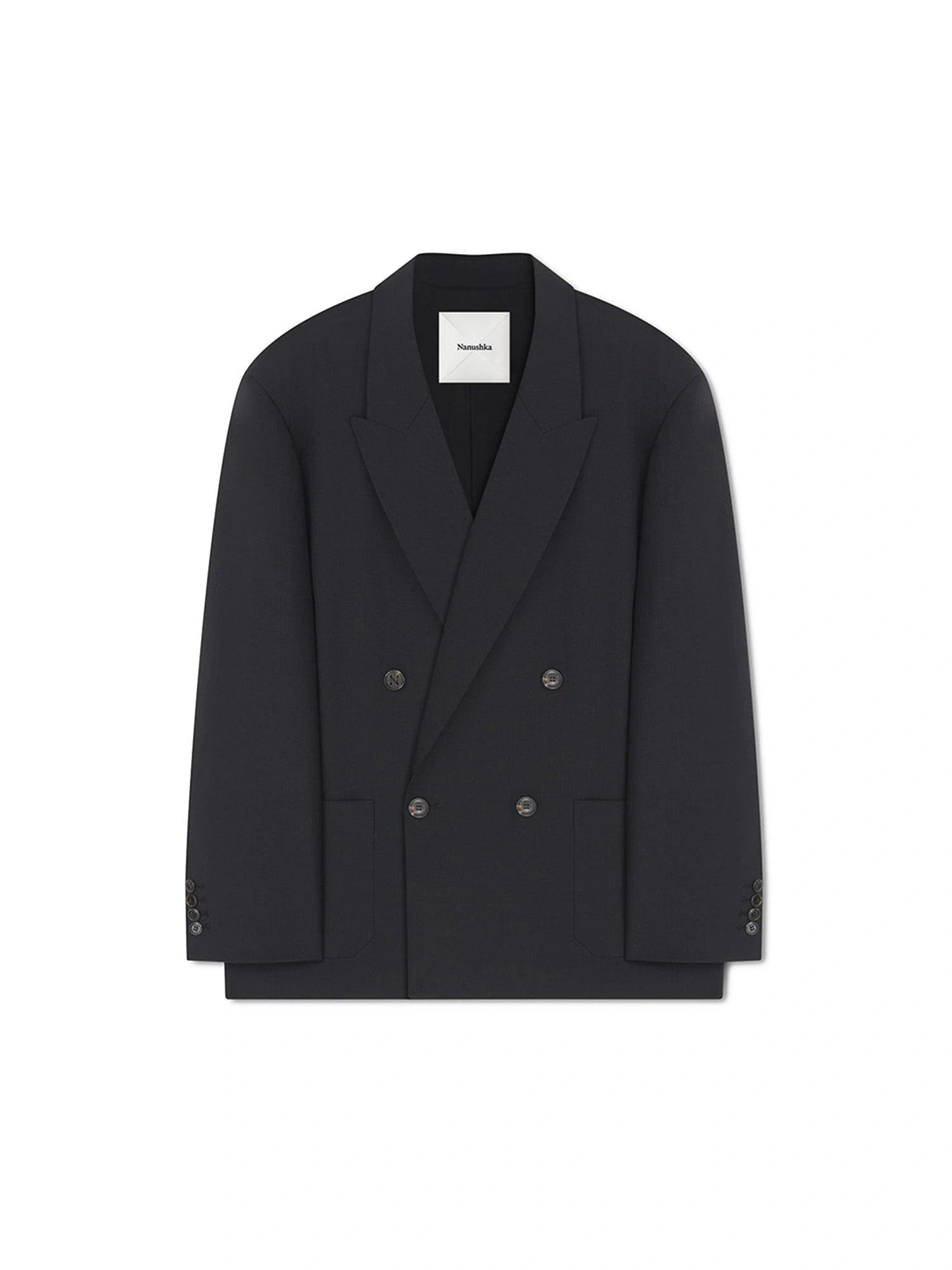 Derik - Relaxed Blazer by NANUSHKA - THAT COOL LIVING