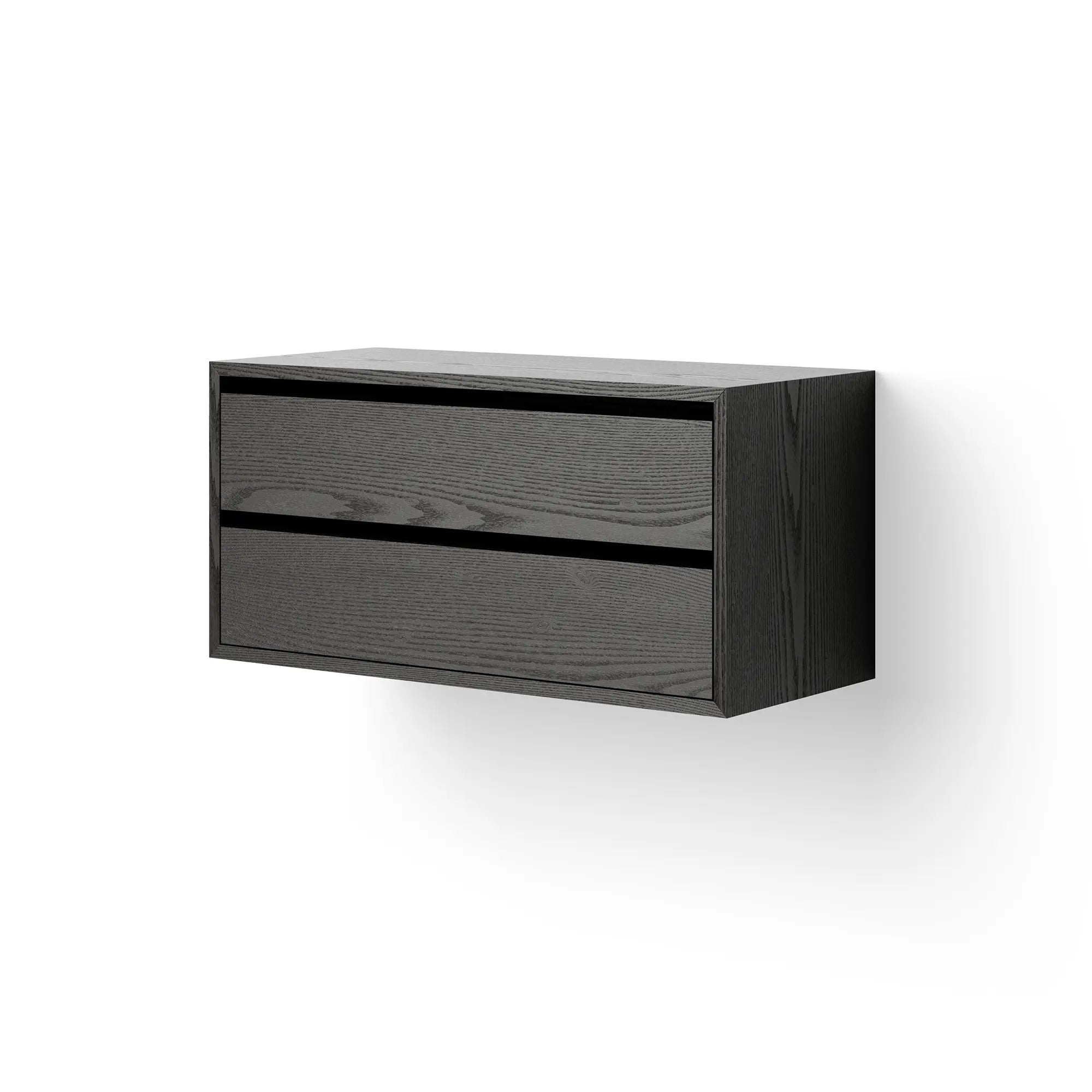Black Cabinet Low w Drawers with elegant design and ample storage space