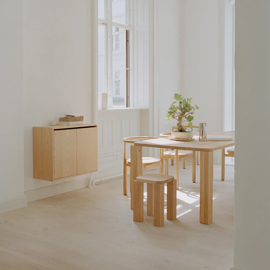 Tall storage cabinet with doors and adjustable shelves for customizable organization