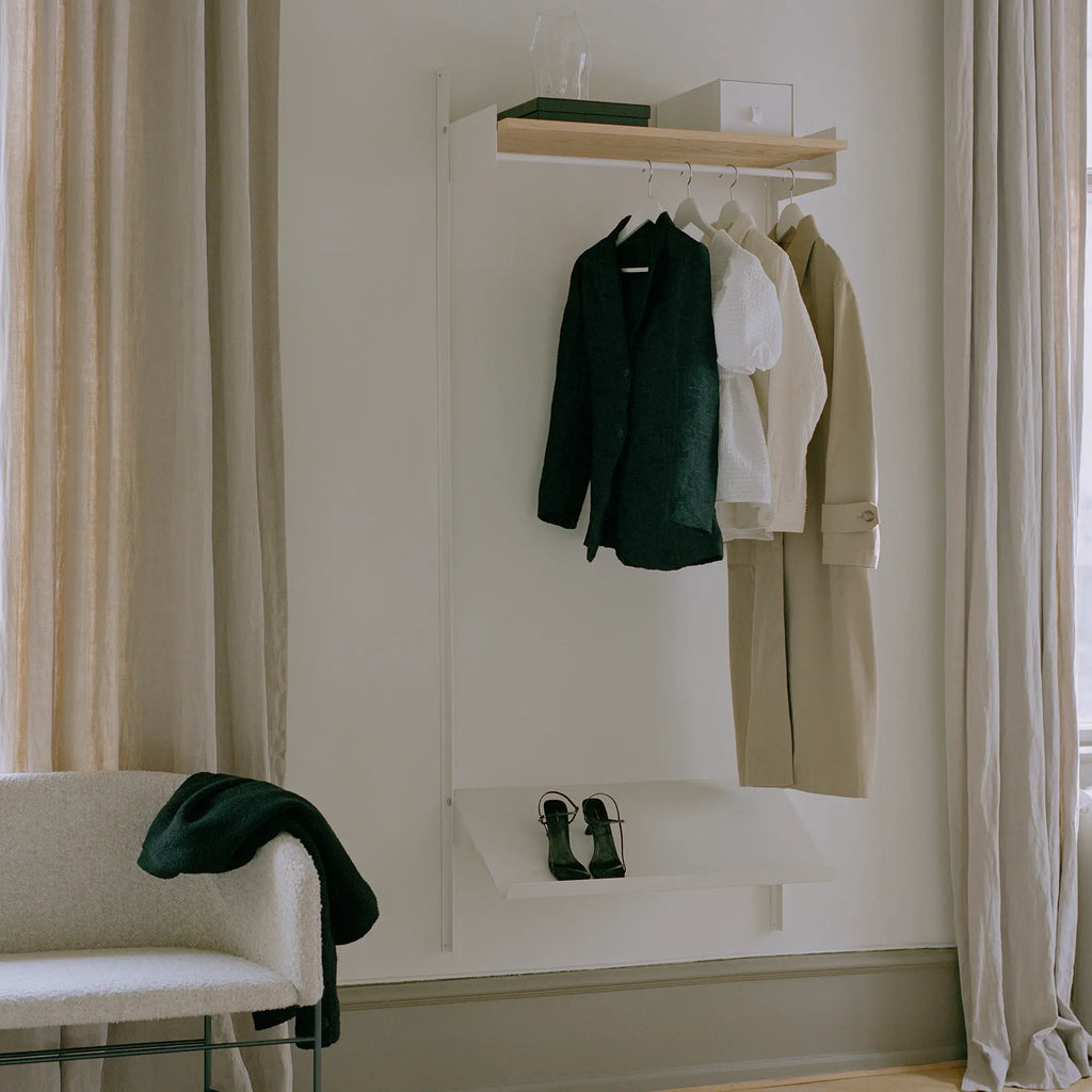  Wardrobe Shelf 1 with clothing and accessory storage, keeping items tidy and accessible 