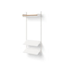  Wardrobe shelf 1 with customizable configurations for different closet organization needs