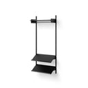 Sturdy wooden wardrobe shelf with adjustable height for custom storage solutions