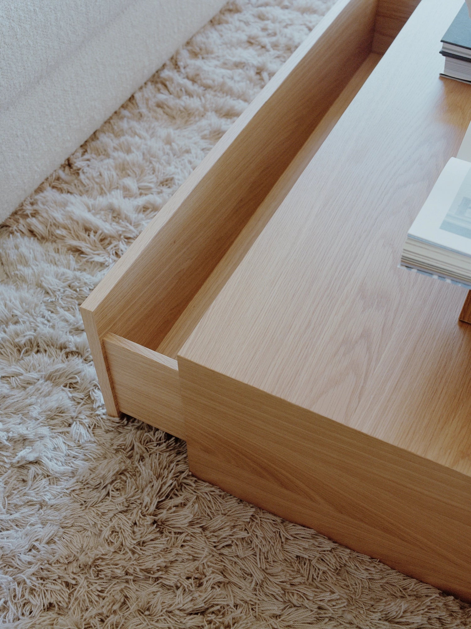 Mass Coffee Table w. Drawer by New Works - THAT COOL LIVING