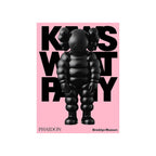 KAWS Black on Pink collectible vinyl figure with intricate design details