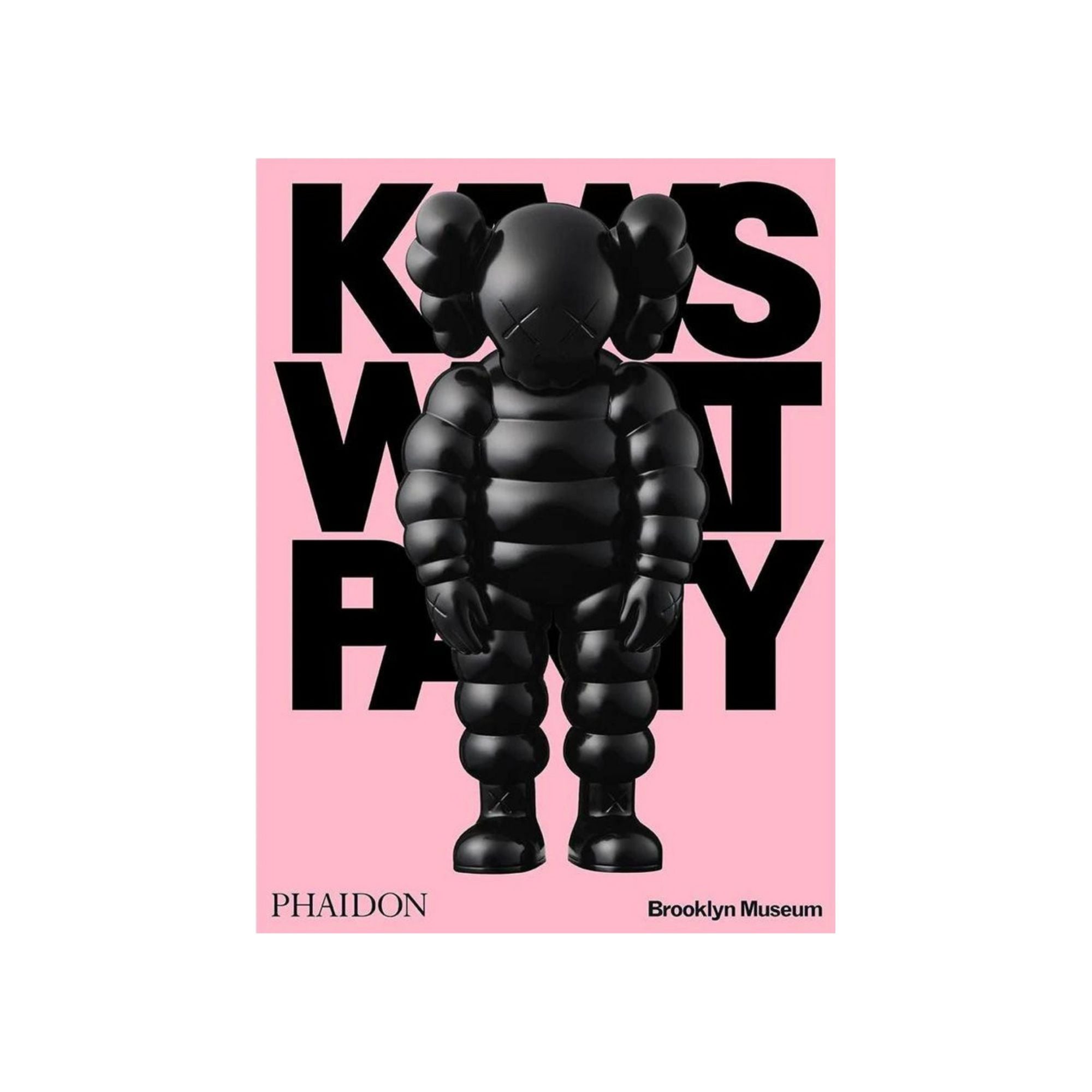 KAWS Black on Pink collectible vinyl figure with intricate design details