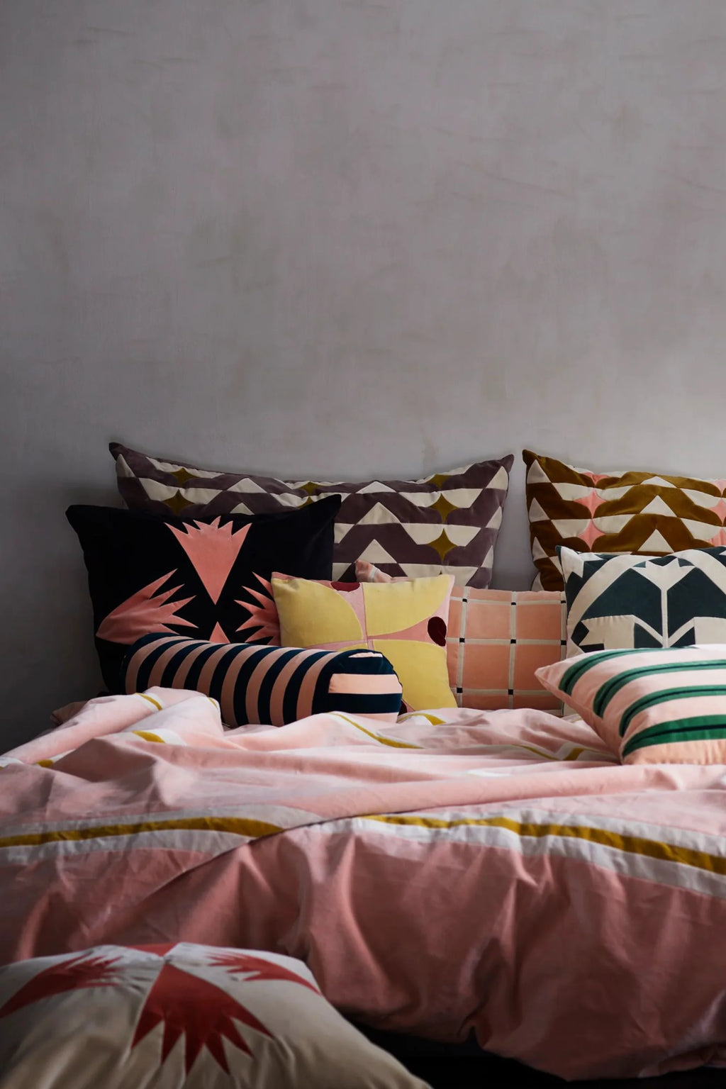 Stripe Bolster Throw Pillow - THAT COOL LIVING