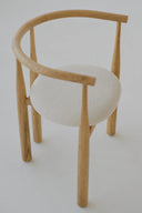 Compact Bukowski Chair with space-saving design and foldable frame