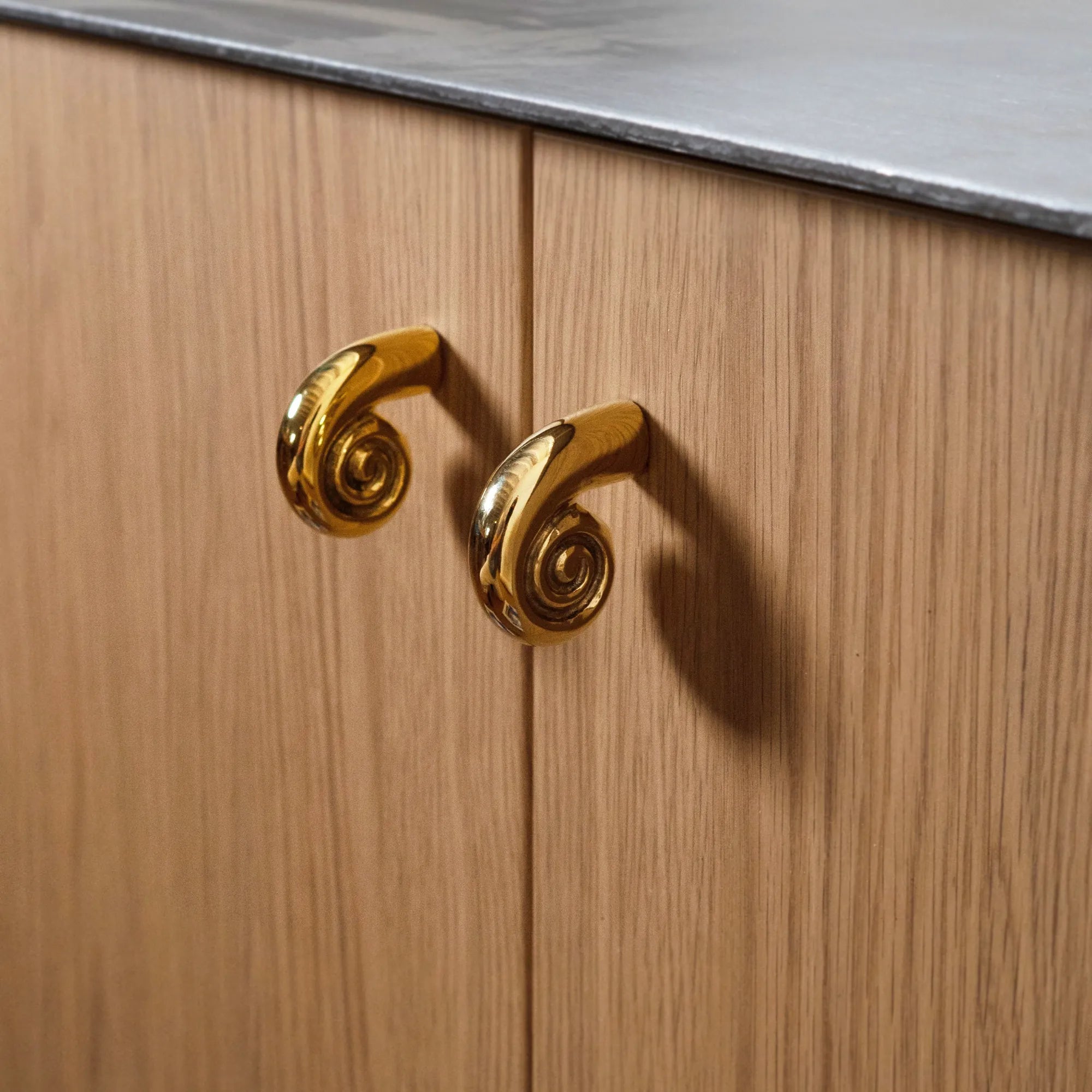 Noelle Knob - Set of 2 - Brass - THAT COOL LIVING