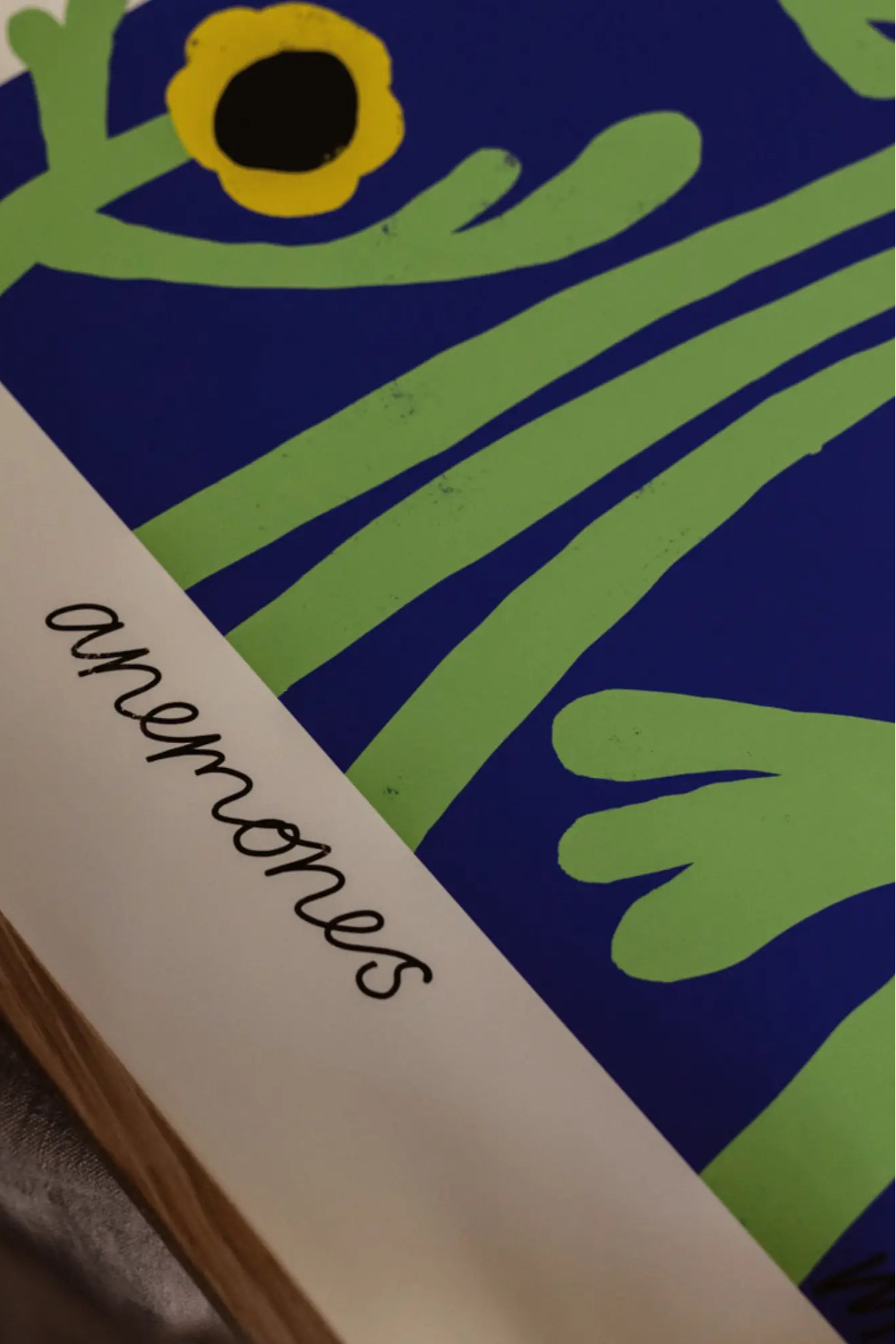 Beautiful yellow anemone bouquet with soft petals against a blue sky