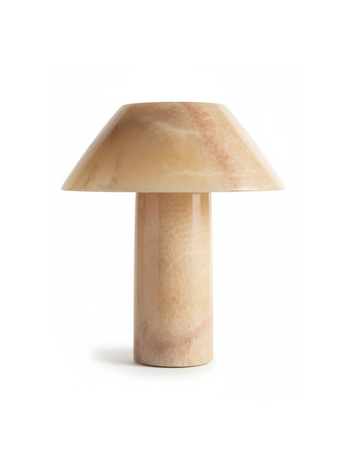 Onice Sculptural White Onyx Table Lamp by TCL Studios