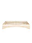 Orbit Bed Karup Design. Wooden bed frame on a white background