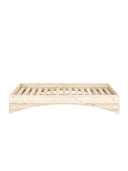 Orbit Bed Karup Design. Wooden bed frame on a white background