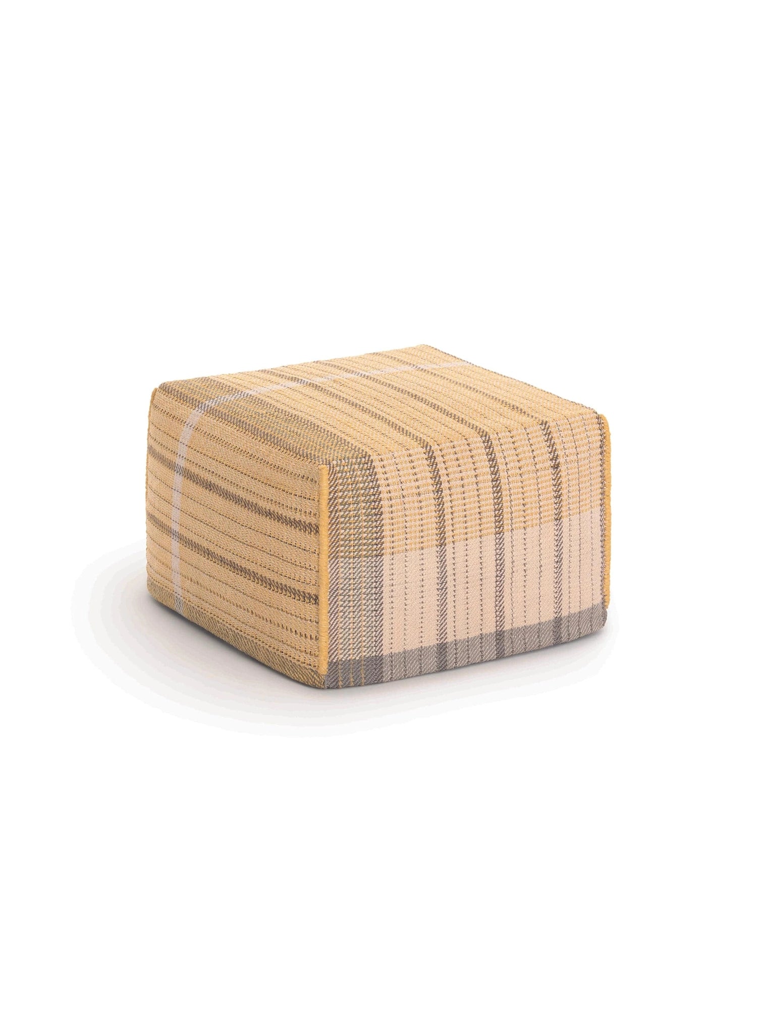 Reversible Pouf - Yellow by GAN Rugs - THAT COOL LIVING