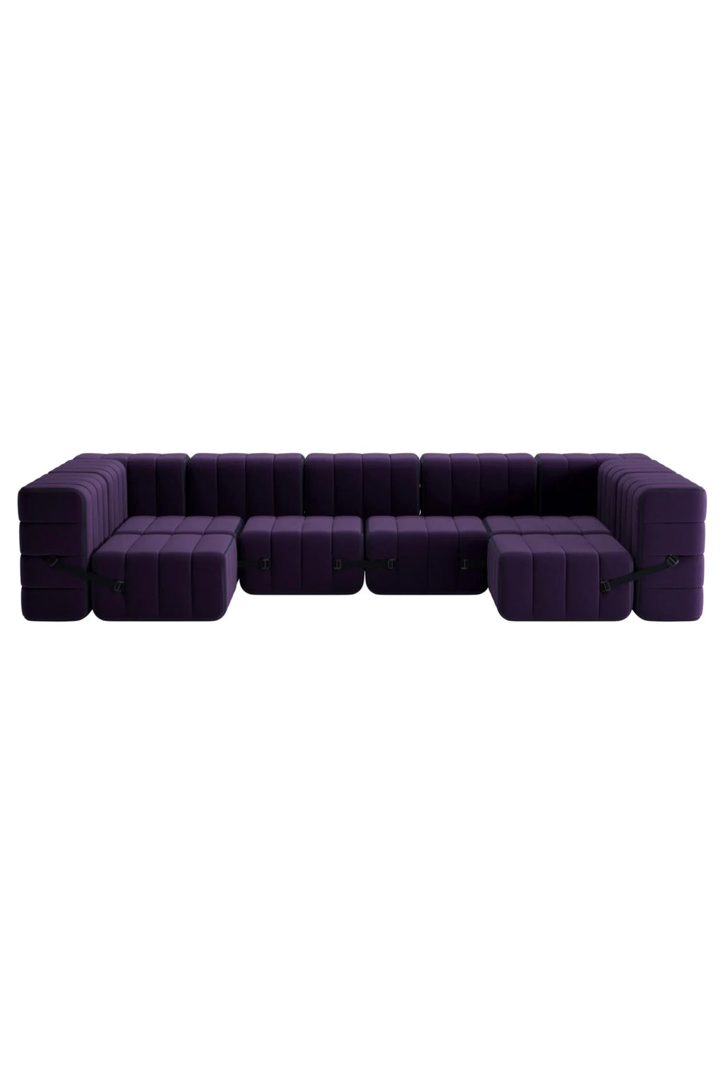Curt Modular Sofa System - Fabric Jet - THAT COOL LIVING