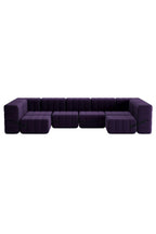 Curt Modular Sofa System - Fabric Jet - THAT COOL LIVING