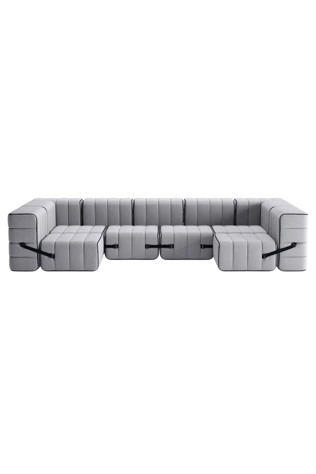 Curt Modular Sofa System - Fabric Jet - THAT COOL LIVING