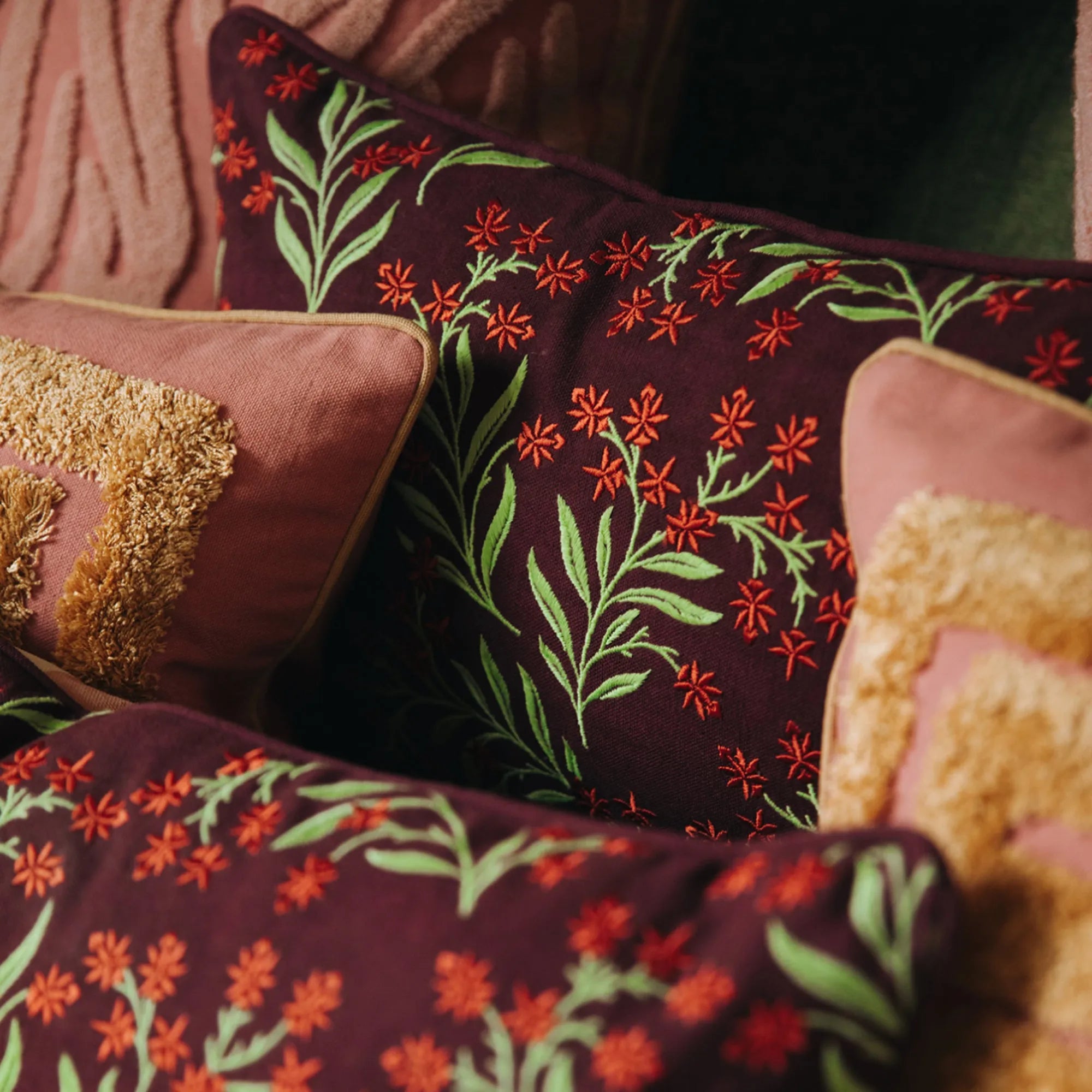 Stylish Audrey Double-Sided Cushion Pillow for Bedroom Decor