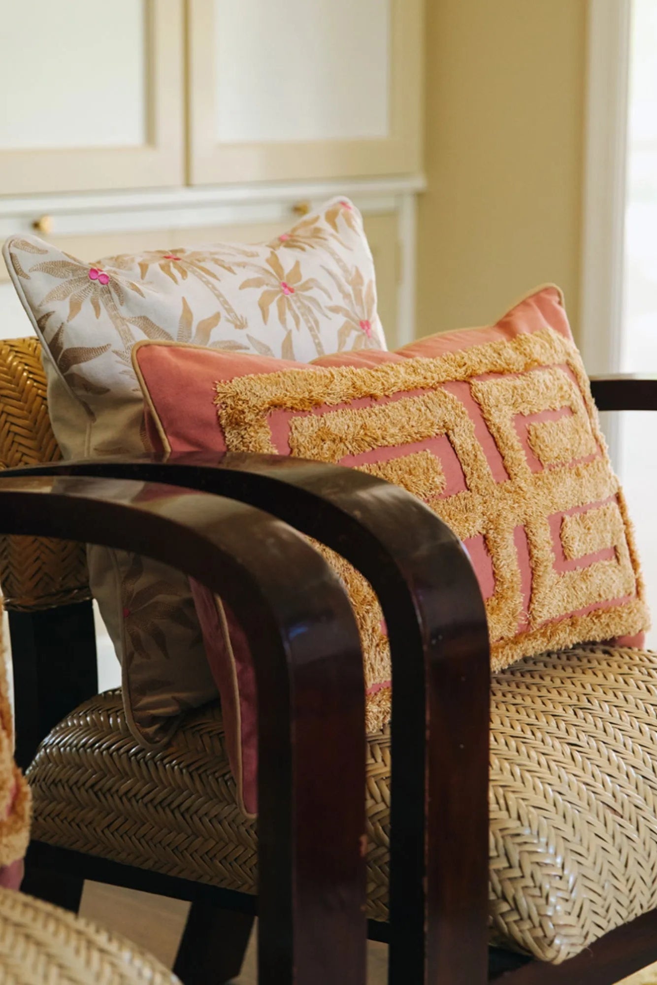 Soft and luxurious Cleo Cushion Cover in elegant white, perfect for adding a touch of sophistication to any home decor