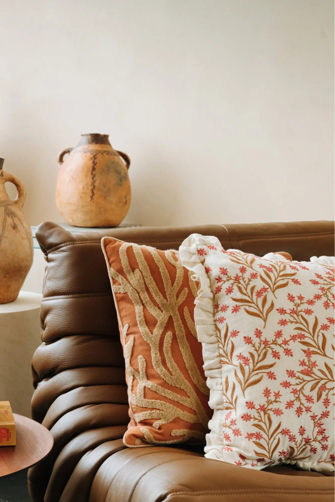  Exquisite Audrey Cushion Cover in silver with ornate brocade design