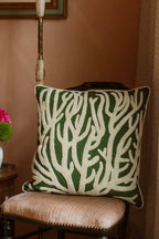 Lauren Cushion in warm, inviting bronze for a cozy, rustic feel
