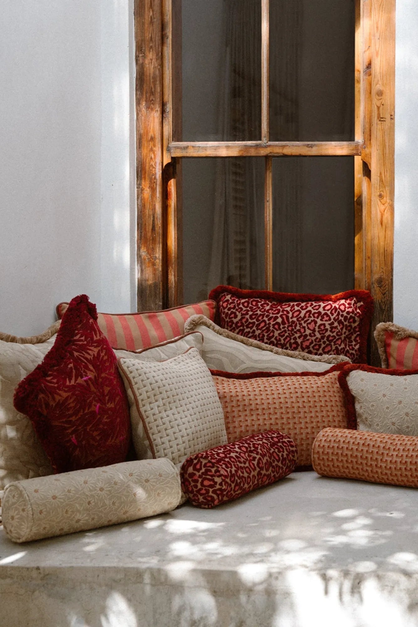 Maya Bolster Pillow for Rest and Relaxation at Home