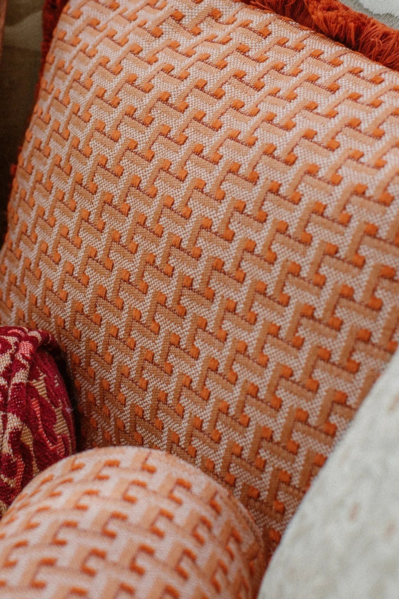 Maya Bolster Pillow with Eco-Friendly and Non-Toxic Materials
