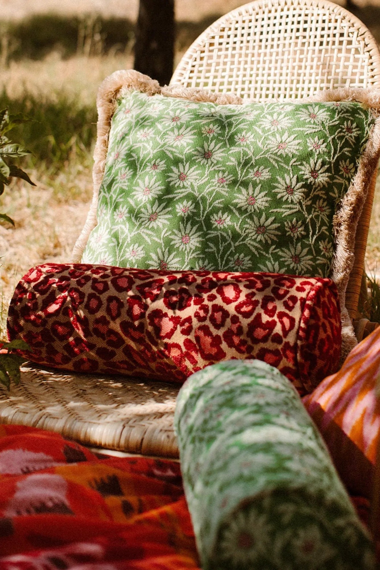 Maya Bolster Pillow for Comfortable Seating and Lounging