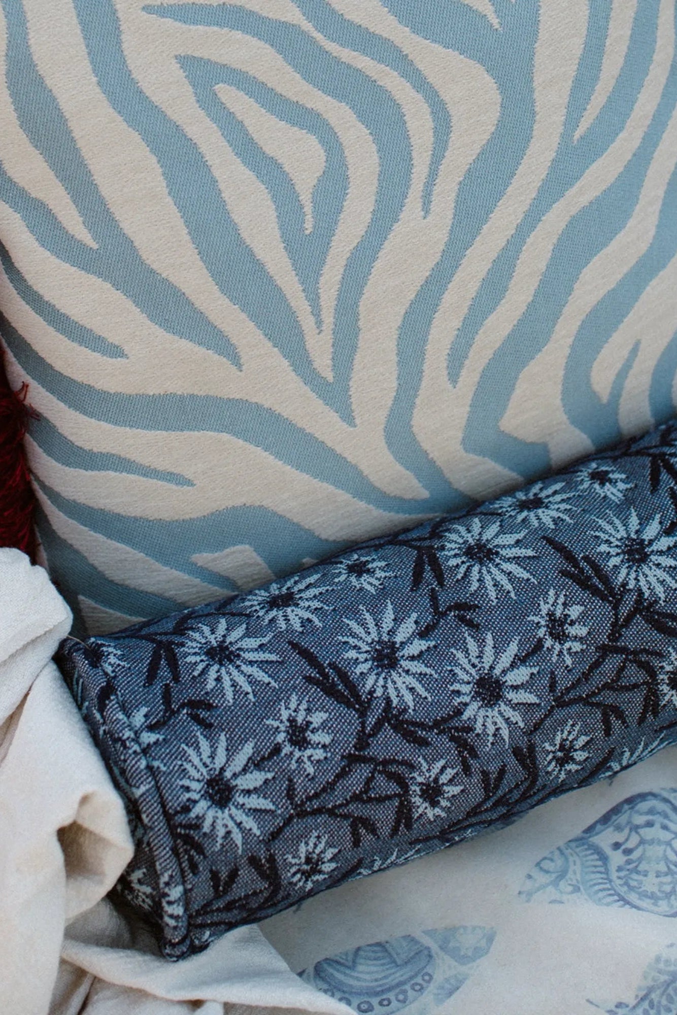 Mako Bolster Pillow by Palais - THAT COOL LIVING