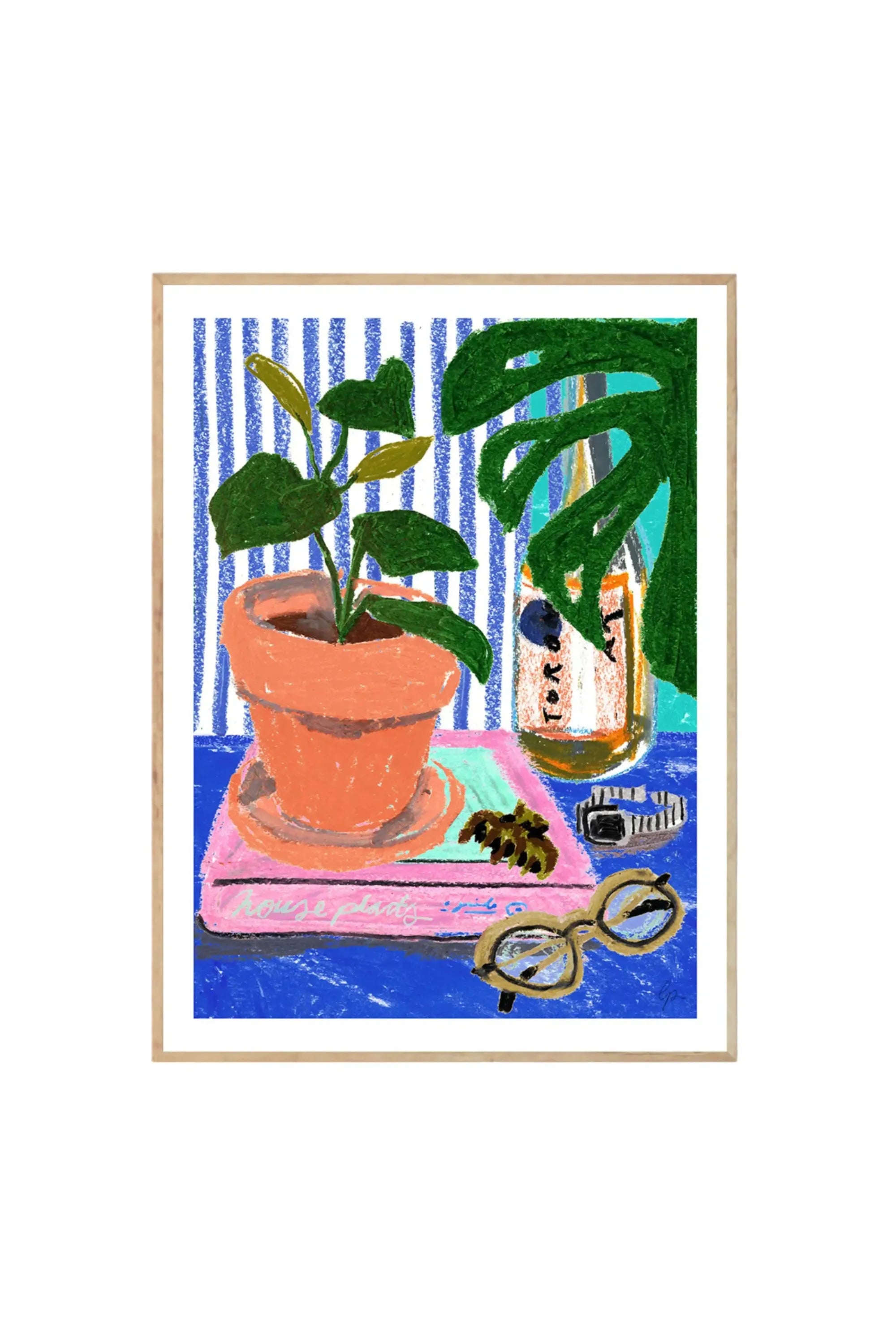 Pastel Plants - Art Print by The Poster Club - THAT COOL LIVING