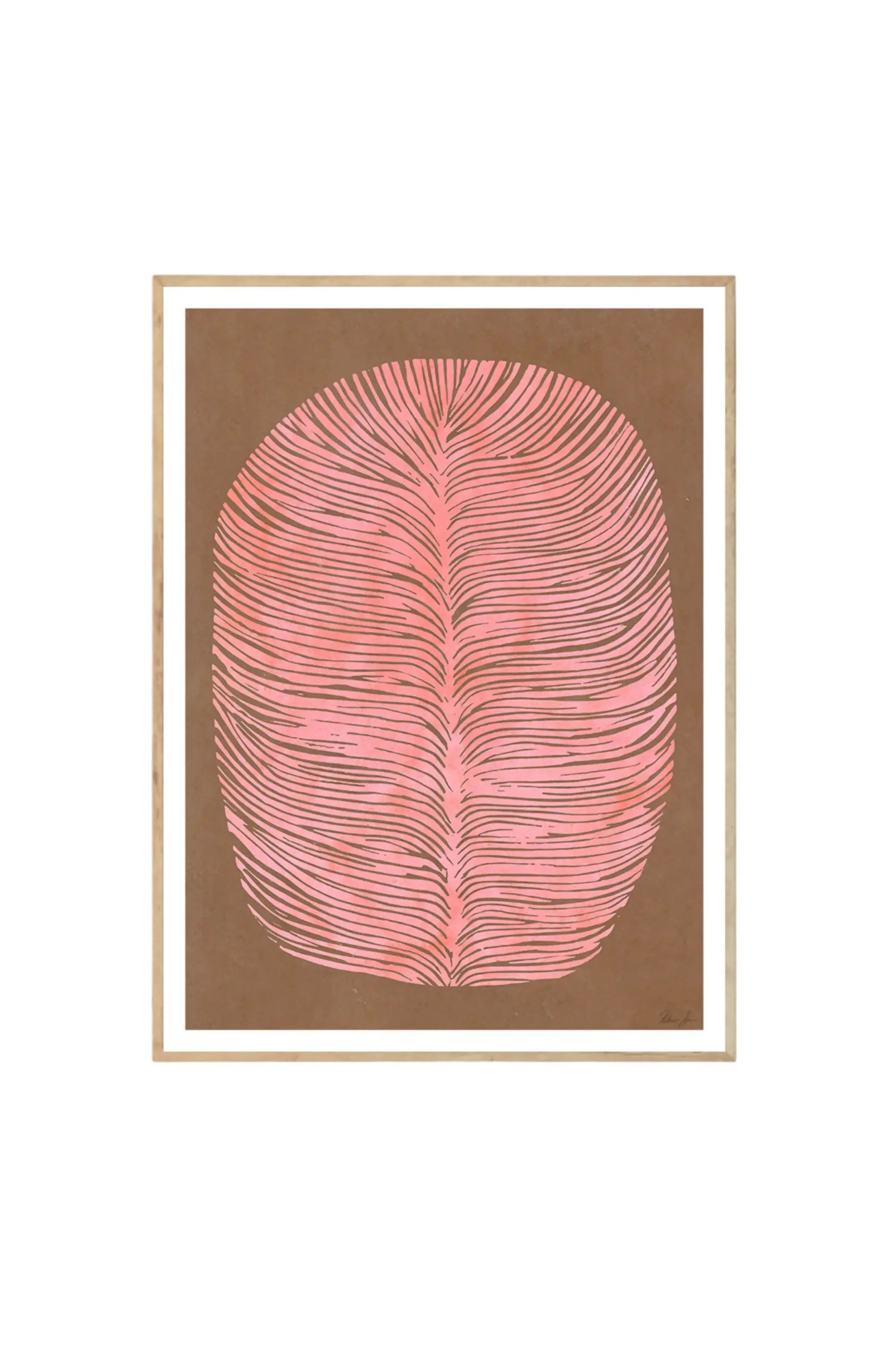 Pink Lagoon - Art Print by The Poster Club - THAT COOL LIVING