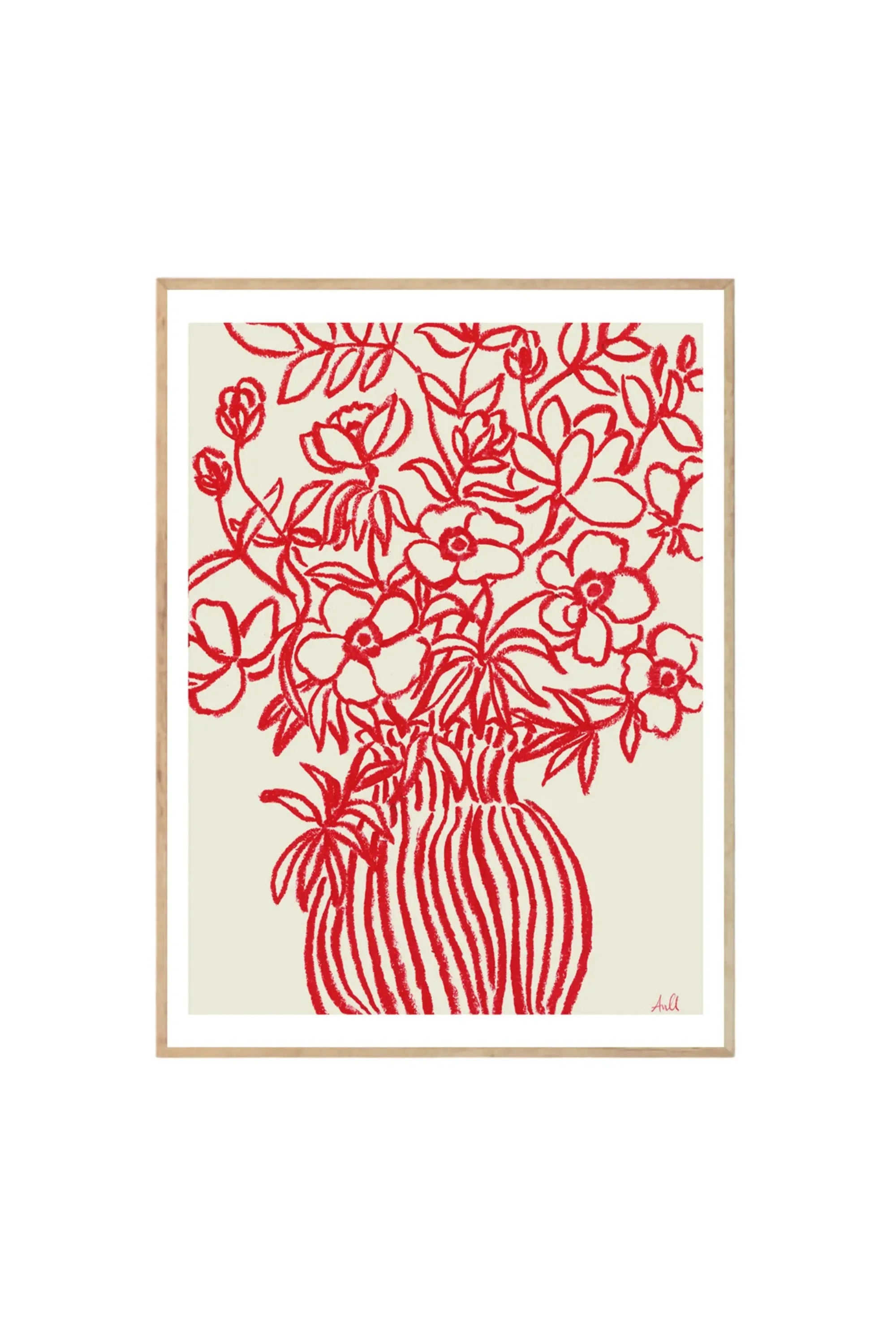 Poppy Studies I - Art Print by The Poster Club - THAT COOL LIVING