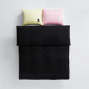 Pure Poplin Duvet Cover - Black - THAT COOL LIVING