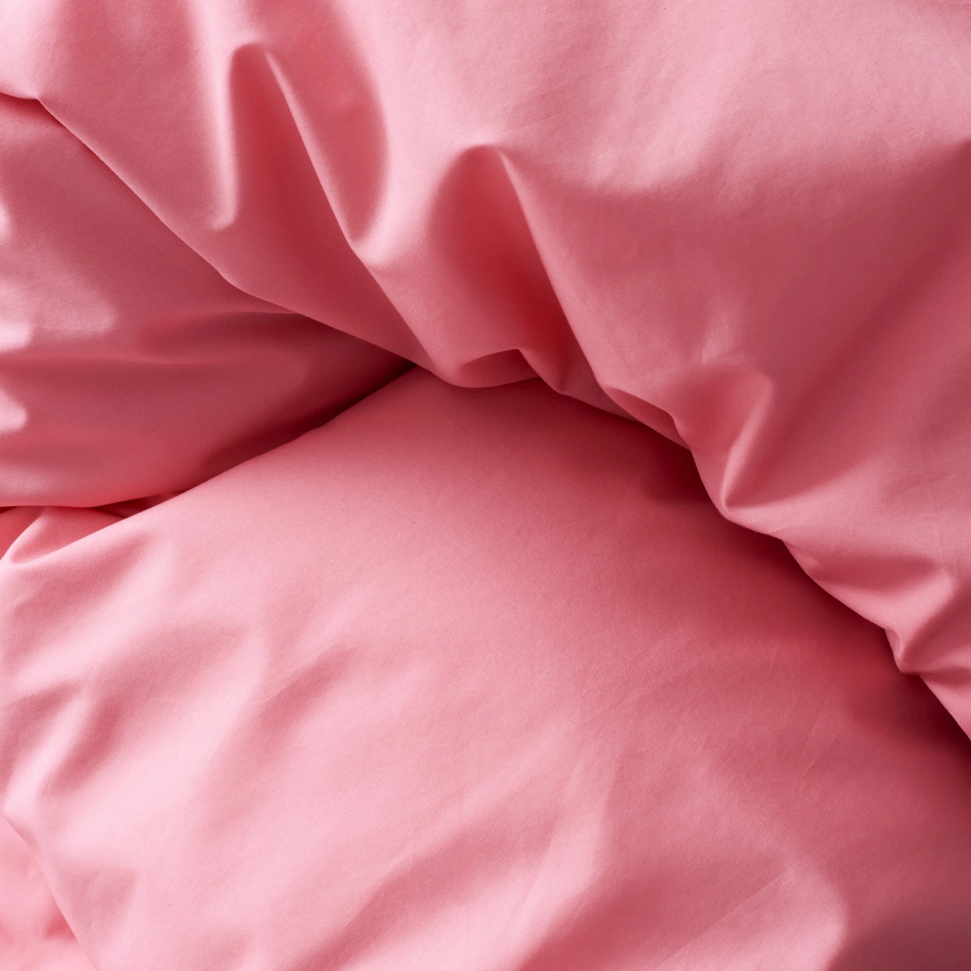 Pure Poplin Duvet Cover - Coral Pink - THAT COOL LIVING