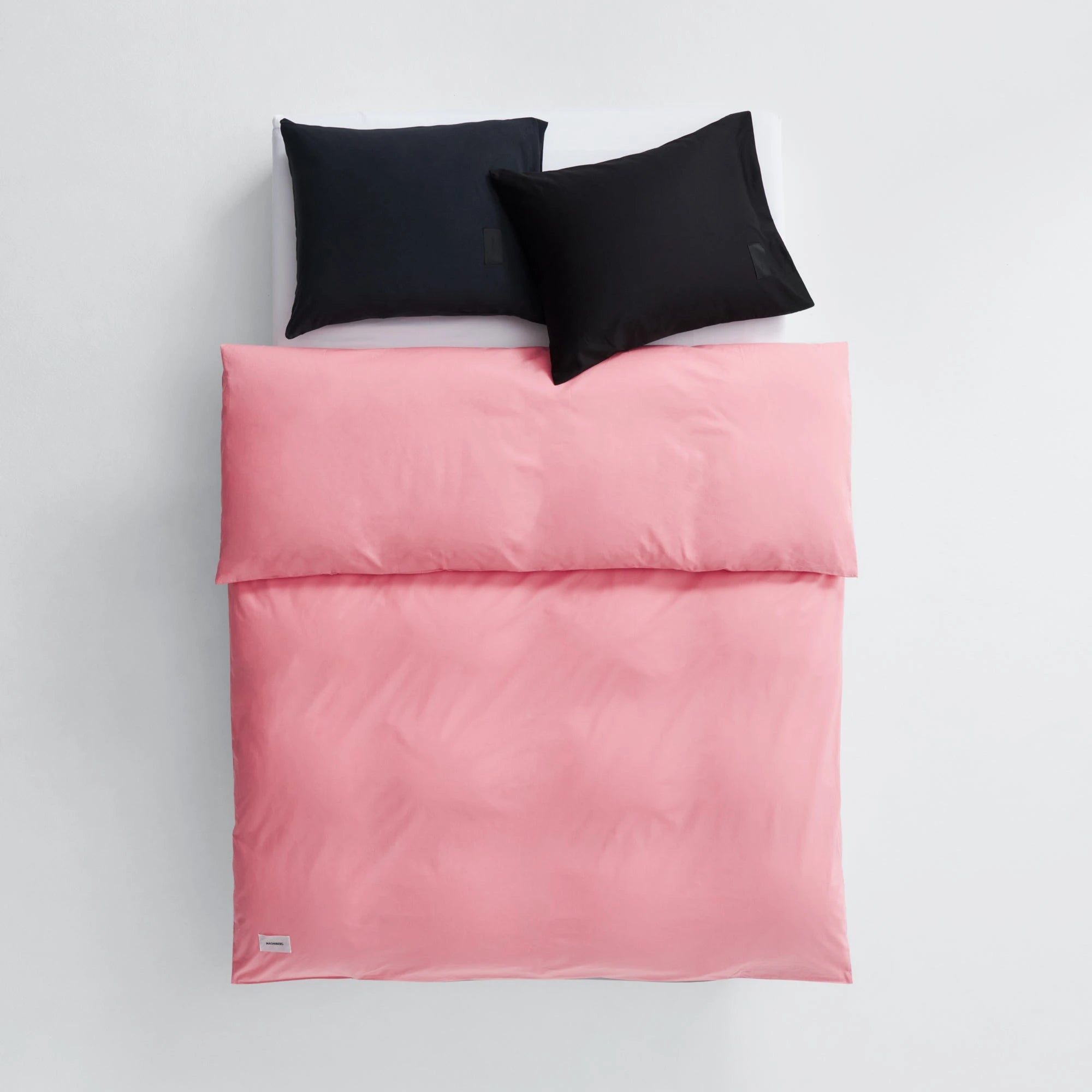 Pure Poplin Duvet Cover - Coral Pink - THAT COOL LIVING