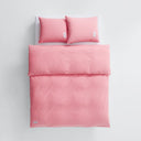 Pure Poplin Duvet Cover - Coral Pink - THAT COOL LIVING