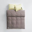 Pure Poplin Duvet Cover - Mud - THAT COOL LIVING