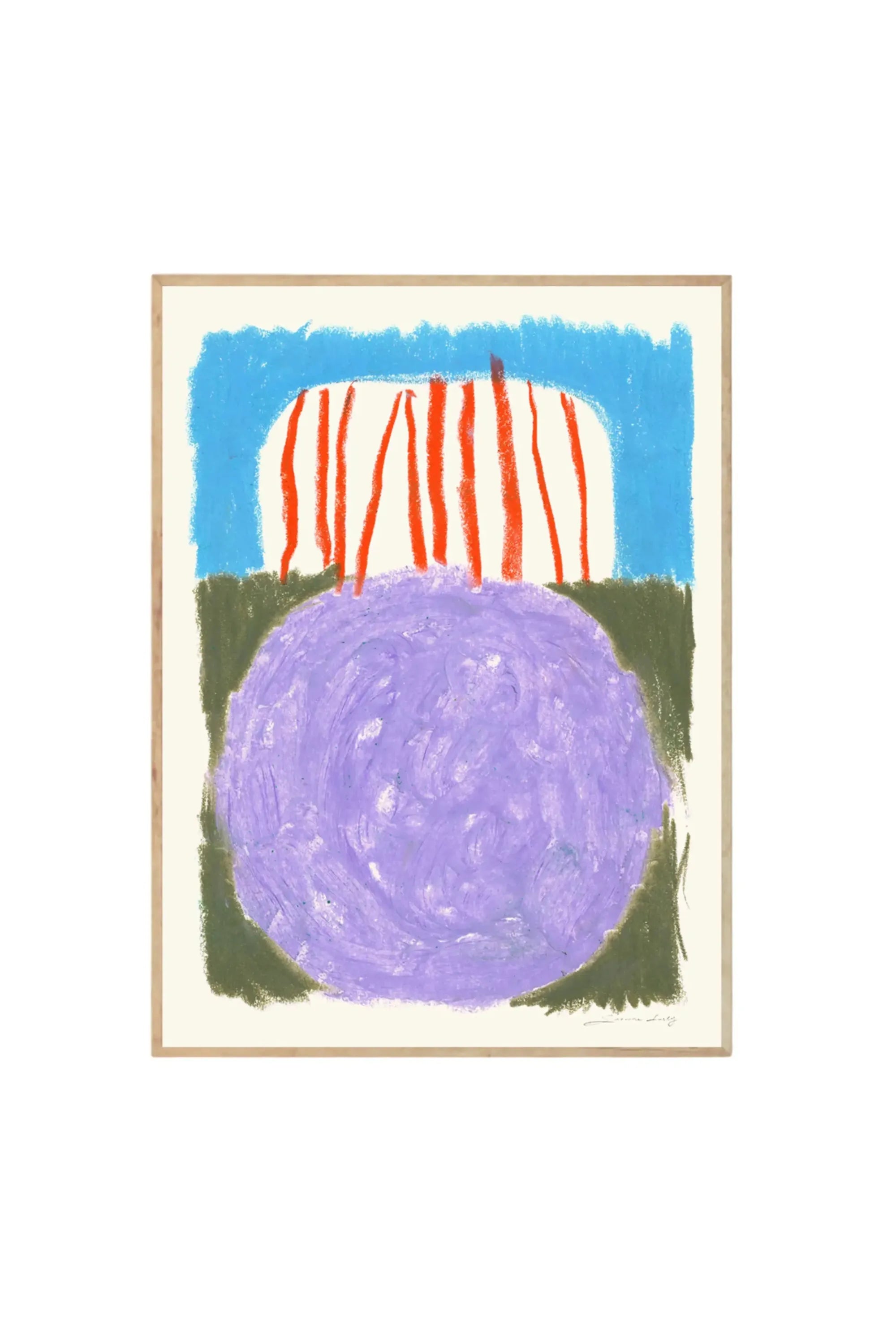 Purplebello - Art Print by The Poster Club - THAT COOL LIVING