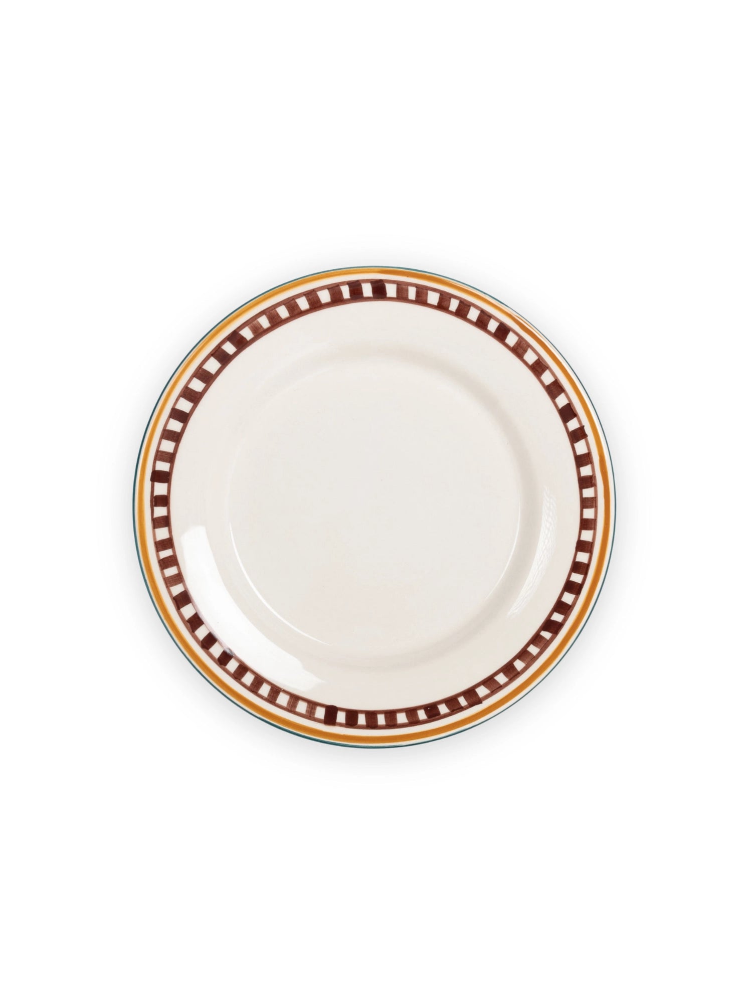 Ray Hand-Painted Dessert Plate - Set of 4 by Valsa Home - THAT COOL LIVING