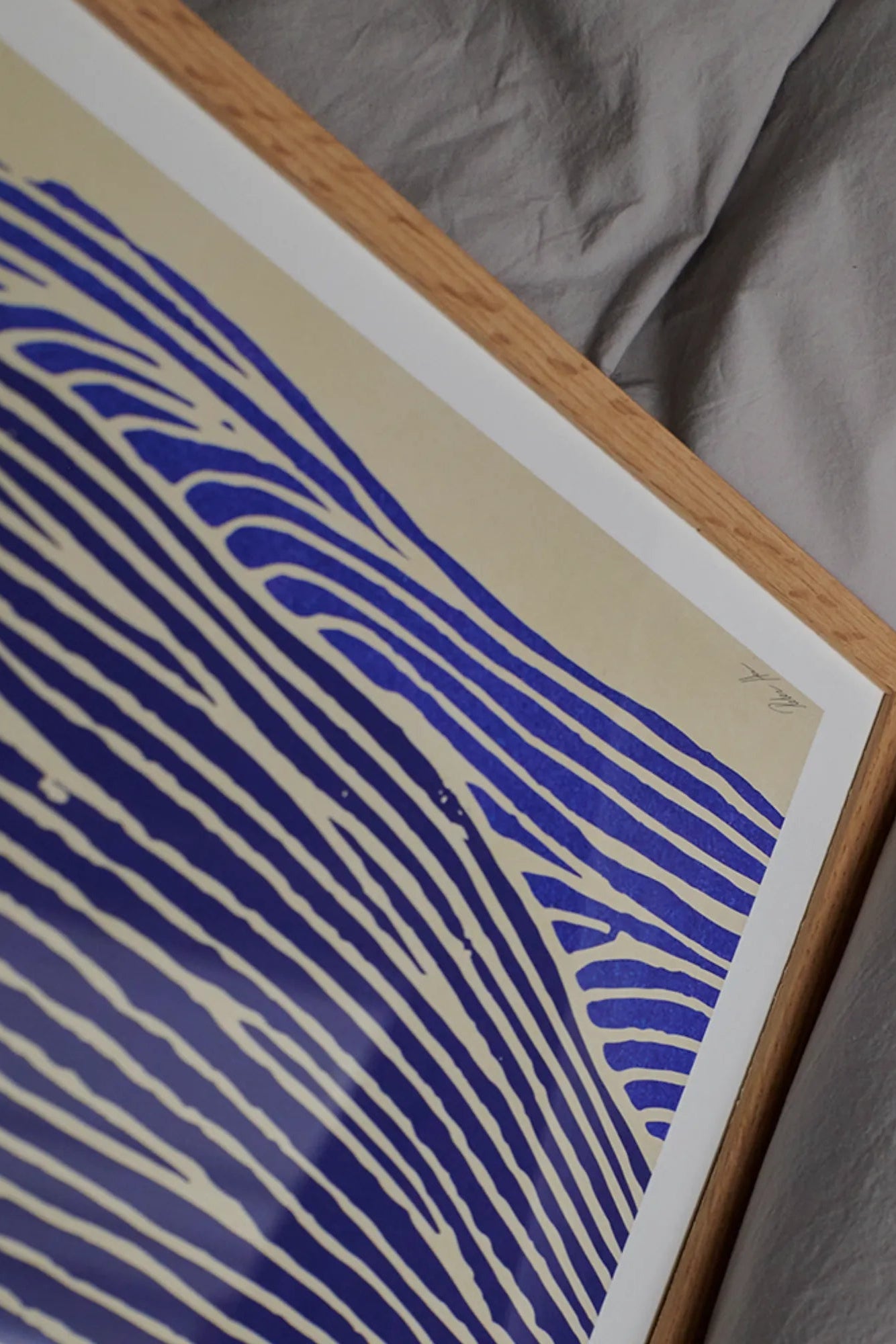 Beautiful Deep Blue ocean-themed earrings with aquamarine and pearl