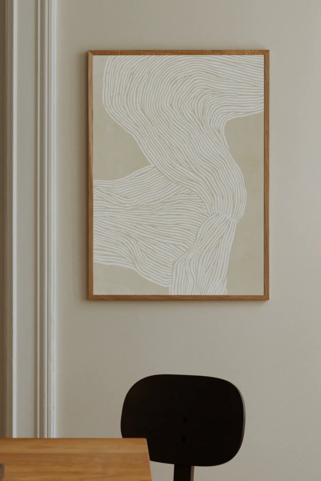 Interior view of The Line no 08, showcasing the spacious compartments and durable lining