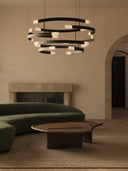 Trace Circular Halo Chandelier