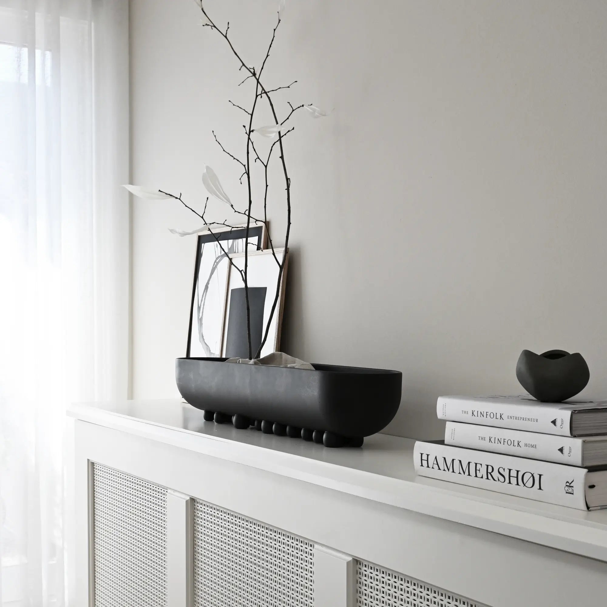  Natural wood Shinju Tray - Big, featuring a smooth, polished surface and sleek, modern design, ideal for showcasing culinary creations 