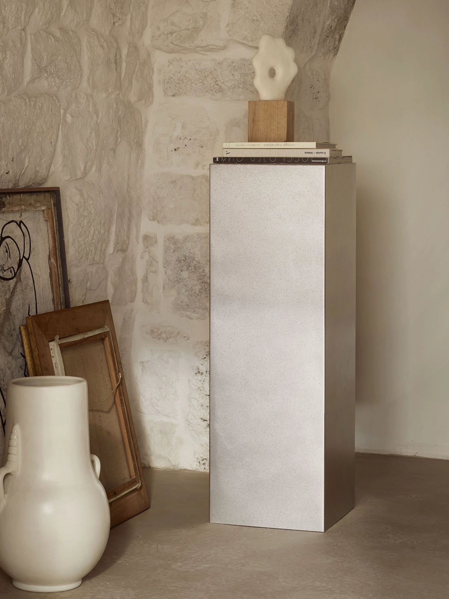 Metal Pedestal Stand by Tine K - THAT COOL LIVING