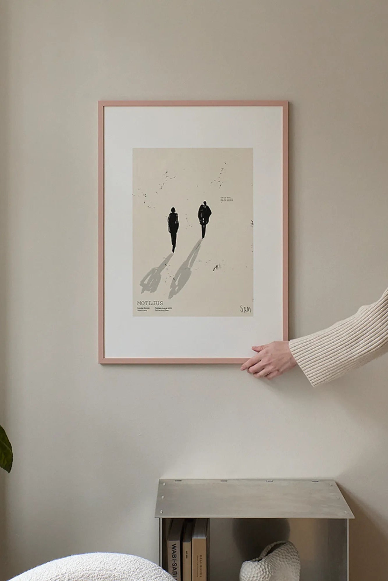 Motljus in action, providing soft and natural lighting for reading or working at your desk