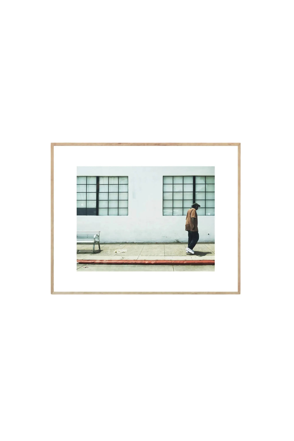 Santa Monica Man - Art Print